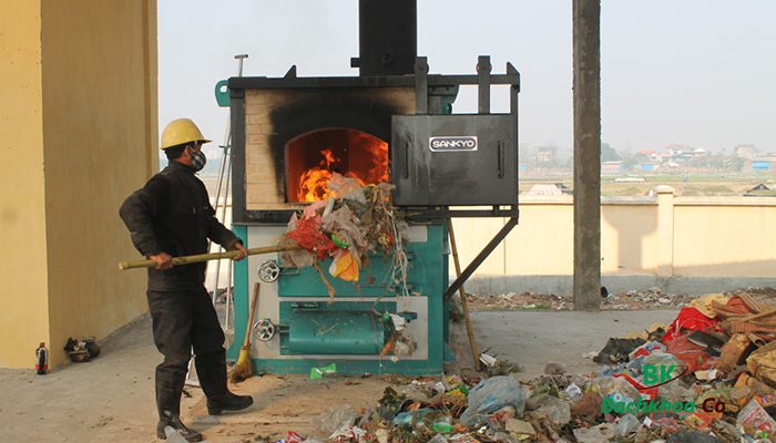 xử lý rác thải bằng phương pháp đốt